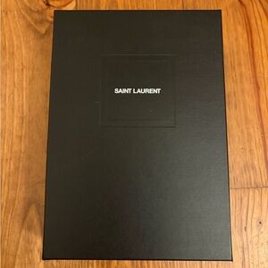 Saint Laurent Elegant Black Decorative Box